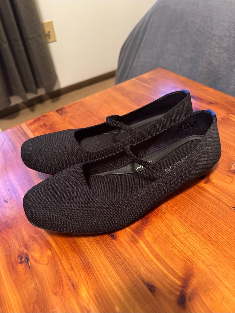 Rothy's Black Mary Jane Flats